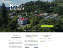 Tablet Screenshot of melrosehouse.co.nz